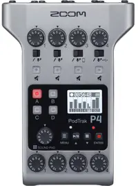 Reportofon audio Zoom - PodTrak P4, gri