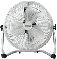 Ventilator Muhler - FM-1413, 3 vitezi, 36 cm, argintiu
