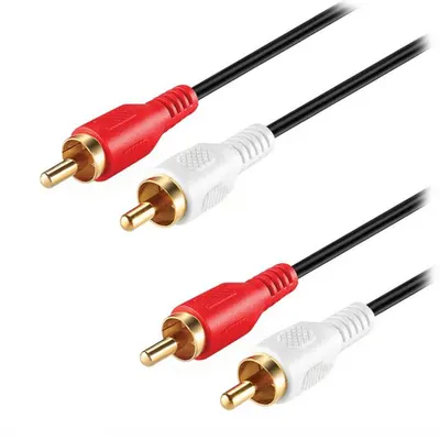 Cablu 2 RCA tata x 2 RCA tata 3 ml. TED