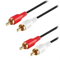 Cablu 2 RCA tata x 2 RCA tata 3 ml. TED