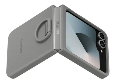 Husă Samsung - Silicone Cover, Galaxy Z Flip 6, gri
