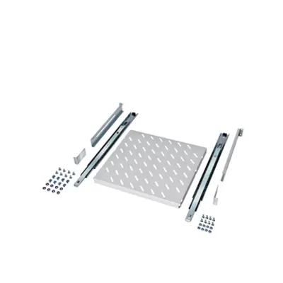 19 shelf pull-out 1U 500 RAL7035 lightgrey