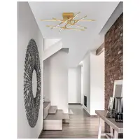 Plafoniera RACCIO Auriu Metal & Acrylic LED 48 Wat 230 Volt 3360Lm 3000K IP20