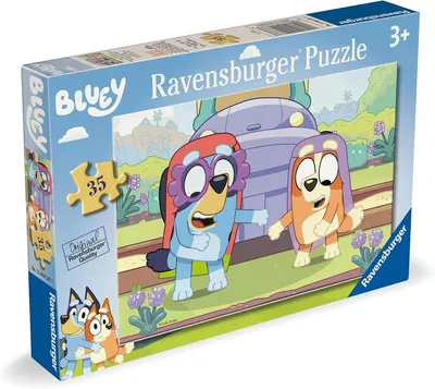 Puzzle Ravensburger din 35 piese - Bluey: Timpul bunicii