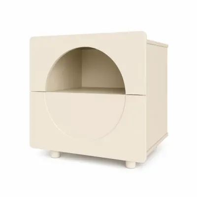 Noptiera Moderna Minimalista cu spatiu de depozitare
