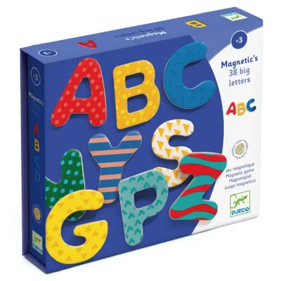 Abecedar - Puzzle magnetic de lemn