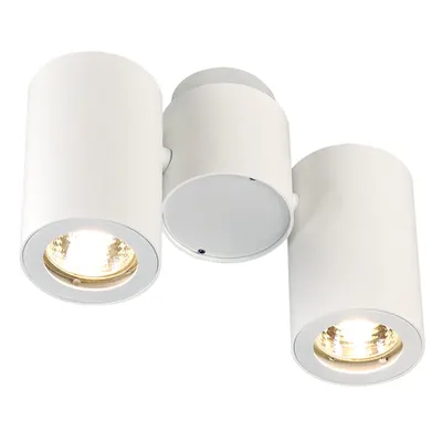 Corp iluminat TAVAN, ENOLA B de perete Luminita GU10, perete Alb si lumina Plafon, cu Doua capete, QPAR51, alb, max. 100 W