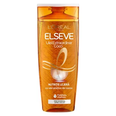 Sampon L'Oreal Paris Elseve Ulei Extraordinar, pentru Par Normal / Uscat, 250 ml