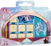 Set de ștampile Multiprint Frozen 2 - 7 bucăți, cu 3 markere