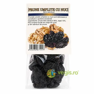 Prune Uscate Umplute cu Nuci 150g
