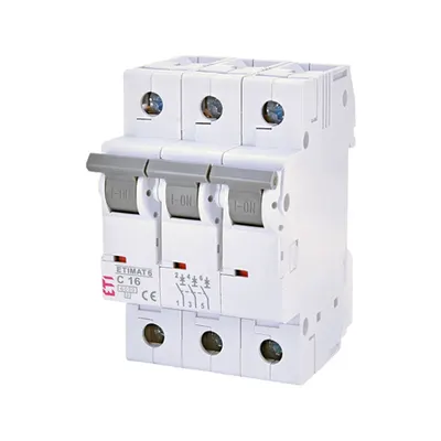ETIMAT 6 Intrerupatoare automate miniatura 10kA ETIMAT 10 3p C16