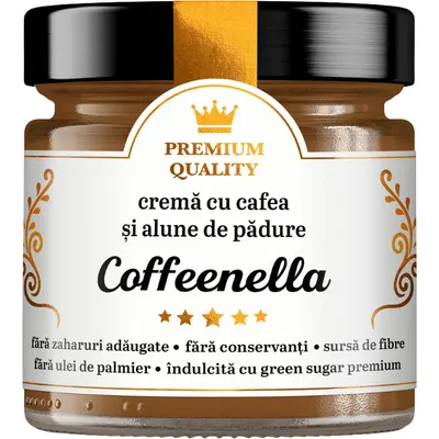 Coffeenella Crema cu Cafea, Alune de Padure si Frisca Secretele Ramonei 250g
