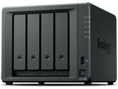 Dispozitiv NAS Synology - DiskStation, DS425+, 4-bay, 2.5GbE, negru