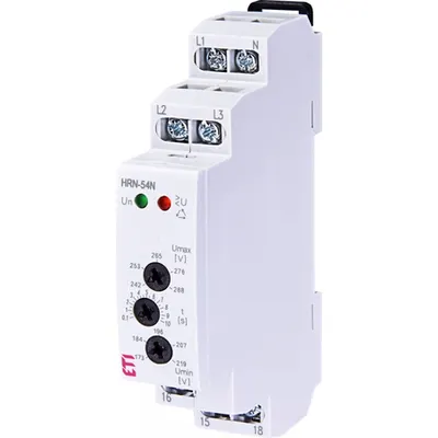 Relee de control si masura a tensiunii HRN-54N Releu protectie tensiune monofazata