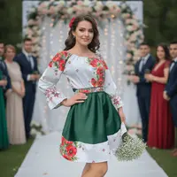 Rochie Traditionala stilizata cu maci 19