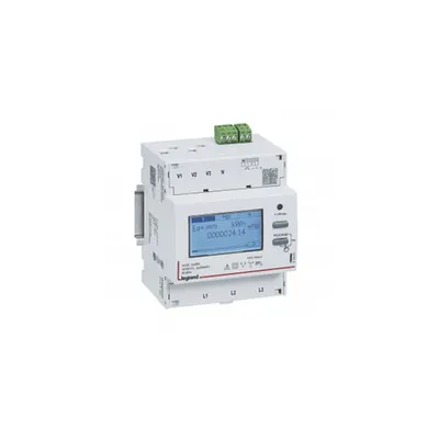 Contor trifazat EMDX³ cu connection cu CT - non-MID - 5 A - pulse outputs - 4 module