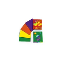 Carduri răzuibile pentru scratch design, multicolore – Set de 100