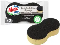 Bureți de bucătărie pentru suprafețe foarte murdare Magic Clean - Premium Eco, 2 buc.