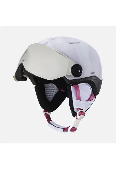 Casca ski Whoopee visor impacts - culoare alb - pentru copii - marime