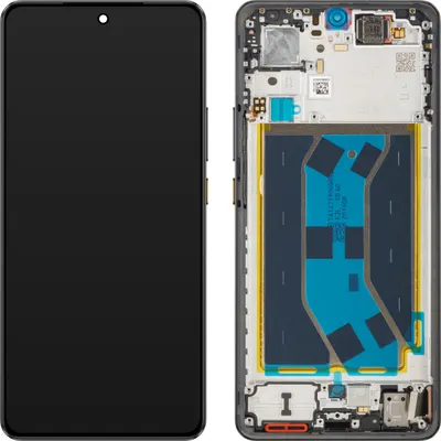 Display cu Touchscreen Realme GT 7, cu Rama, Negru (IceSense Black), Service Pack 621029000573