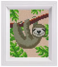 Mozaic cu ramă Pixelhobby - Set de pixeli clasici Sloth
