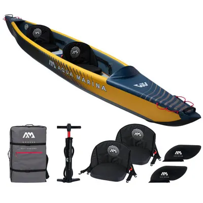 Caiac Aqua Marina TOMAHAWK AIR-K 440 2 persoane Portocaliu/Gri 2023