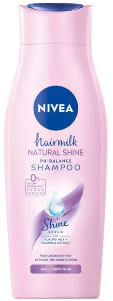Nivea Hairmilk Şampon Natural Shine, 400 ml