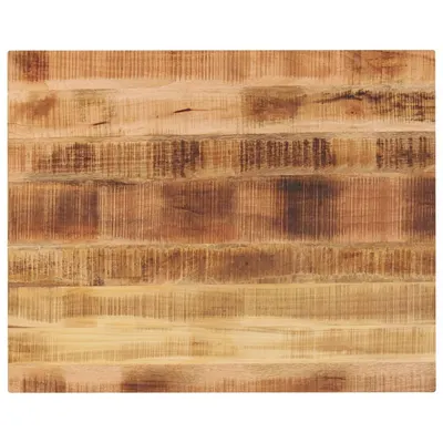 vidaXL Blat masă, 90x80x3,8 cm, dreptunghiular, lemn masiv mango brut