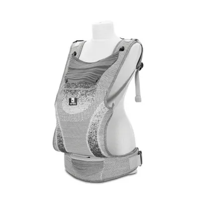 Marsupiu ergonomic pentru bebelusi, Lorelli Mia, pozitii multiple de purtare, Grey