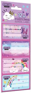 Etichete școlare Lizzy Card Lollipop - Stay Cute, 12 buc