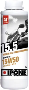 Ulei moto 4T Ipone 15.5 (15W50) Sintetic - JASO MA2 - API SL, 4L