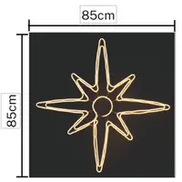 Steluta luminoasa STAR-010 60 LED alb cald IP44 230V