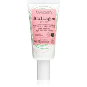 FlosLek Laboratorium Fito Collagen crema anti rid de zi si de noapte pentru conturul ochilor si buzelor