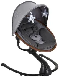 Balansoar electric Cangaroo - Cloud Premium +, gri închis