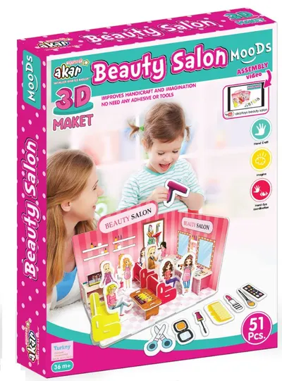 Model 3D Akar - Salon de înfrumusețare