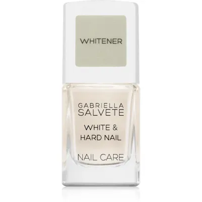 Gabriella Salvete Nail Care White & Hard Nail lac intaritor de baza pentru unghii cu efect de întărire 11 ml