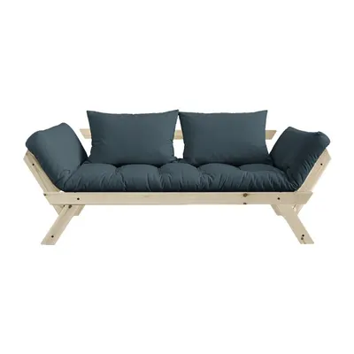 Canapea variabilă KARUP Design Bebop Natural, albastru petrol