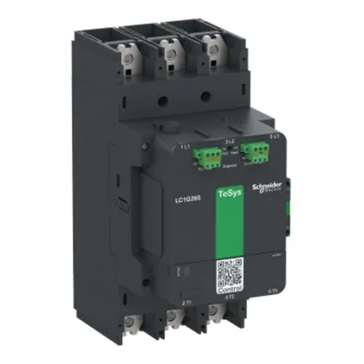 Contactor TeSys Giga, 3P (3 NO), AC-3 <= 440V 265A, versiunea avansata, bobina 48..130V c.a./c.c.
