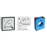 Pachet Complet Masurare Curent 3000A AC Clasa 0.5: Ampermetru Analogic ACAM96-5, Scala SCALES-AC96-3000 si Transformator Curent AV1003000SH