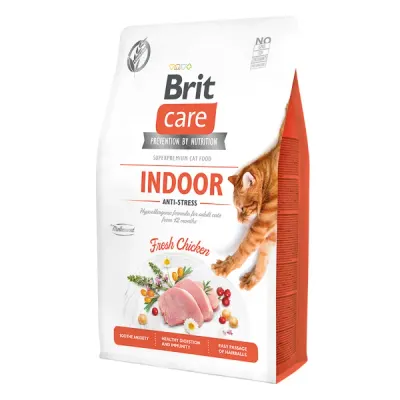 Hrana uscata pentru pisici Brit Care GF, Anti-Stress, 2 Kg 2kg