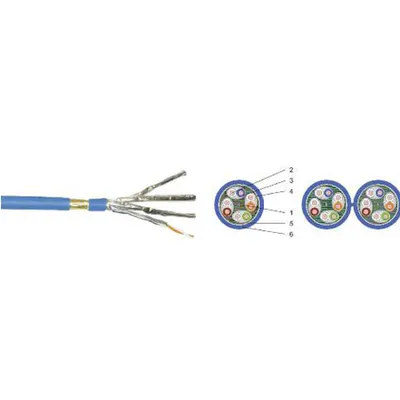Cablu de Date F/ftp Cat6a, Ecranat, 500mhz - Schrack