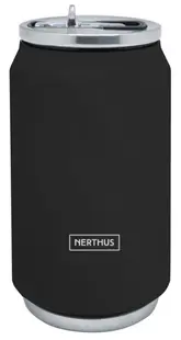 Thermos Nerthus - Canistră, negru, 330 ml