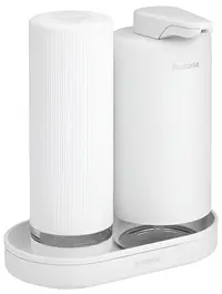 Set dozator de săpun Brabantia - SinkStyle, Mineral Fresh White, 2 x 200 ml