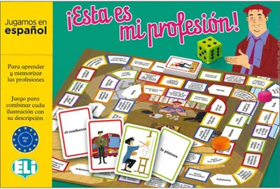 Joc educativ Eli Esta Es Mi Profesion (Limba spaniolă)