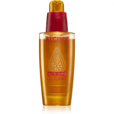 Alcina Nutri Shine ulei elixir pentru păr strălucitor și elegant 50 ml