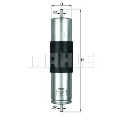 Filtru combustibil MAHLE ORIGINAL KL 473