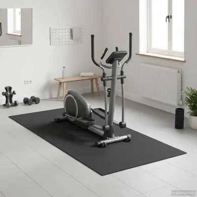 vidaXL Saltea de Protecție Sport Negru 180 x 75 x 0,6 cm