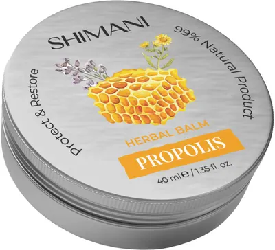 Shimani Unguent pe bază de plante cu propolis, pentru piele uscată și iritată, 40 ml