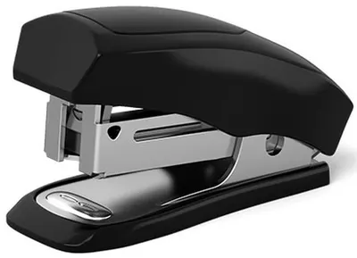 Mini capsator Erich Krause Elegance - 24/6, 20 de coli, negru