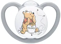 Suzetă din silicon NUK Perfect Match Air - 6-18 luni, Winnie de Plu, gri